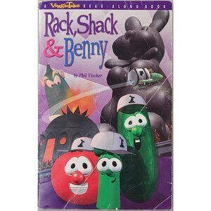 VeggieTales Rack Shack & Benny Phil Vischer 1997 Big Idea Read-Along Book Only